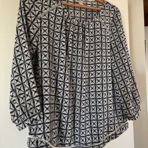 Lightweight 3/4 sleeve women's J. Crew top